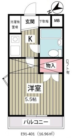 リュミエ浦安の物件間取画像